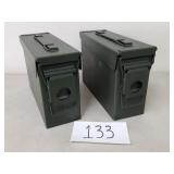 2 Small Metal Ammo Cans (No Ship)