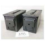 2 Metal Ammo Cans (No Ship)