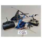 3 RC Helicopters w/Two Remotes 3 RC Helicopters w/Two Remotes