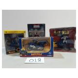 4 Batman Figures in Boxes