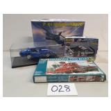 Revell Models & Burago Car in Display Revell Models & Burago Car in Display