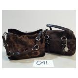 2 Signature Coach Handbags 2 Signature Coach Handbags