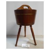 Vintage George B. Bent "Firkin" Sewing Bucket