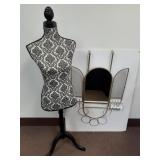 Decorative Dressform & Over-the-Door Organizer