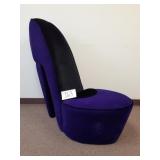 Purple Funky High Heel Shoe Chair