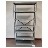 Gray Metal Adjustable Shelf Gray Metal Adjustable Shelf