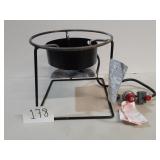 Single Outdoor Gas Burner by Metal Fusion Single Outdoor Gas Burner by Metal Fusion