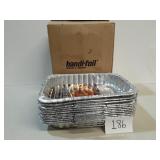 12 Handi-Foil Rectangle Aluminum Roaster w/Handles 12 Handi-Foil Rectangle Aluminum Roaster w/Handles