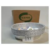 12 E-Z Foil Large Oval Aluminum Roaster Pans