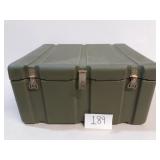 Hardigg Green Military Foot Locker Trunk