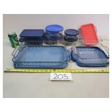 Glass Storage & Casserole Dish Lot