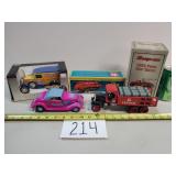 5 Model Cars & Car Banks 5 Model Cars & Car Banks