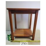 Small Wood Side Table