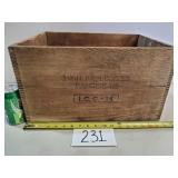 Vintage Wood "High Explosives" Crate Vintage Wood "High Explosives" Crate