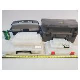 Lot of Empty Tackle Boxes & Cases Lot of Empty Tackle Boxes & Cases