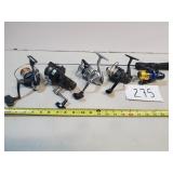 Lot of 7 Fishing Reels Lot of 7 Fishing Reels