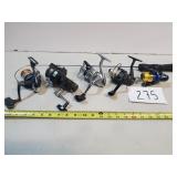 Lot of 7 Fishing Reels