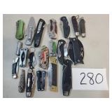 Lot of 20 Folding/Utility Knives