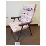 Folding Patio Cushioned Chair Folding Patio Cushioned Chair