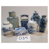 Painted Ceramic Vases and Urns