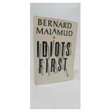 Idiots First. Bernard Malamud  FIRST PRINTING