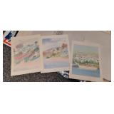 Robert White Signed Numbered Lithographs - Scenes