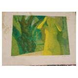 lithograph by French artist Roger Derieux