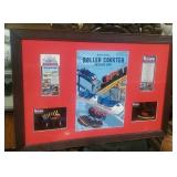 Framed Retro Poster National Roller Coaster Museum