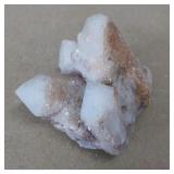 White and tan spirit quartz