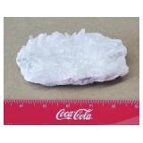 Natural white quartz crystal cluster