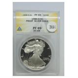 1986-s Proof Silver Eagle PF69