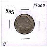 1920-D Buffalo Nickel G