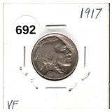 1917 Buffalo Nickel VF