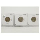 1921/1923/1923-S Buffalo Nickels All G