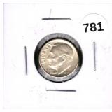 1949-D Silver Roosevelt Dime