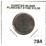 Error Coin Blank Quarter Planchet