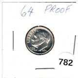 1964 Silver Proof Roosevelt Dime
