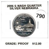 2006-S Proof Silver State Quarter (Nebraska)