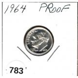 1964 Silver Proof Roosevelt Dime