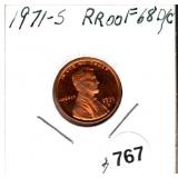 1971-S Proof Lincoln Memorial Cent PR68 DCAM