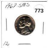 1967 Jefferson Nickel SMS