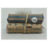 1947-S/1951-D Rolls Jefferson Nickels
