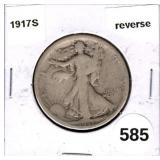 1917-S Reverse Walking Liberty