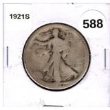 1921-S Walking Liberty