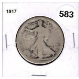 1917 Walking Liberty Half
