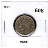 1891 Liberty Head 