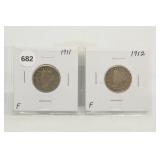 1911/1912 Liberty Head 