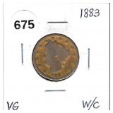 1883 W/C Liberty Head 