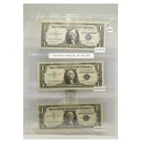 1957/1957A/1957B Blue Seal $1 Silver Certificates
