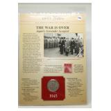 1945 Walking Liberty Half/Key Events Commemorative